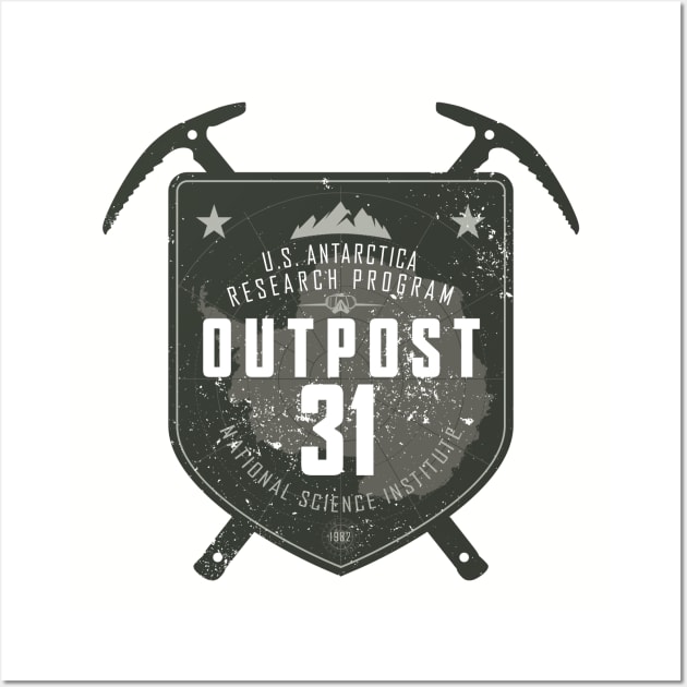 Outpost 31 (aged look) Wall Art by MoviTees.com